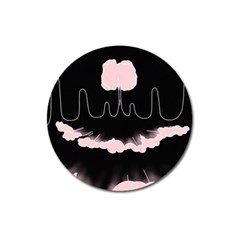 Garage Indie Arctic Monkeys Psychedelic Punk Rock Magnet 3  (round) by Sarkoni