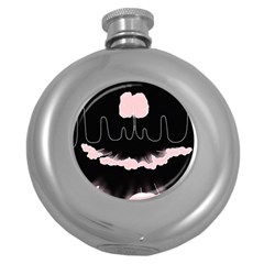 Garage Indie Arctic Monkeys Psychedelic Punk Rock Round Hip Flask (5 Oz) by Sarkoni