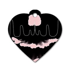 Garage Indie Arctic Monkeys Psychedelic Punk Rock Dog Tag Heart (two Sides) by Sarkoni