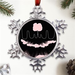 Garage Indie Arctic Monkeys Psychedelic Punk Rock Metal Large Snowflake Ornament by Sarkoni