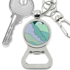 Winter Snow Mountains Nature Bottle Opener Key Chain by Pakjumat