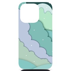 Winter Snow Mountains Nature Iphone 14 Pro Black Uv Print Case by Pakjumat