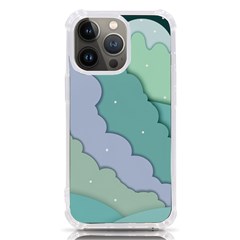 Winter Snow Mountains Nature Iphone 13 Pro Tpu Uv Print Case by Pakjumat