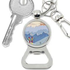 Winter Sports Ski Winter Snow Bottle Opener Key Chain by Pakjumat