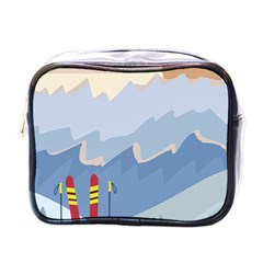 Winter Sports Ski Winter Snow Mini Toiletries Bag (one Side) by Pakjumat