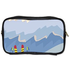 Winter Sports Ski Winter Snow Toiletries Bag (two Sides) by Pakjumat