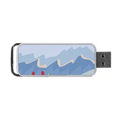 Winter Sports Ski Winter Snow Portable Usb Flash (one Side) by Pakjumat