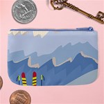 Winter Sports Ski Winter Snow Large Coin Purse Back