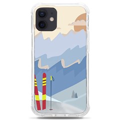 Winter Sports Ski Winter Snow Iphone 12 Mini Tpu Uv Print Case	 by Pakjumat