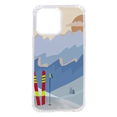 Winter Sports Ski Winter Snow Iphone 14 Pro Max Tpu Uv Print Case by Pakjumat