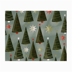 Christmas Trees Pattern Wallpaper Small Glasses Cloth by Pakjumat