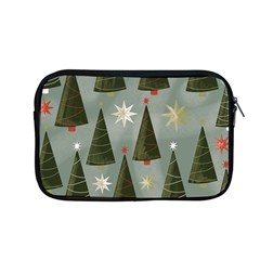 Christmas Trees Pattern Wallpaper Apple Macbook Pro 13  Zipper Case by Pakjumat