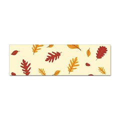 Leaves Autumn Fall Background Sticker Bumper (100 Pack) by Pakjumat