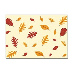 Leaves Autumn Fall Background Sticker A4 (100 Pack) by Pakjumat