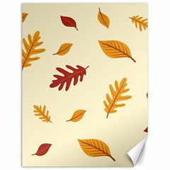 Leaves Autumn Fall Background Canvas 18  X 24  by Pakjumat