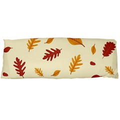 Leaves Autumn Fall Background Body Pillow Case (dakimakura) by Pakjumat