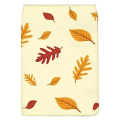 Leaves Autumn Fall Background Removable Flap Cover (l) by Pakjumat