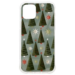 Christmas Trees Pattern Wallpaper Iphone 12/12 Pro Tpu Uv Print Case by Pakjumat