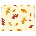 Leaves Autumn Fall Background Two Sides Premium Plush Fleece Blanket (Large) 80 x60  Blanket Front