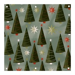 Christmas Trees Pattern Wallpaper Banner And Sign 3  X 3  by Pakjumat