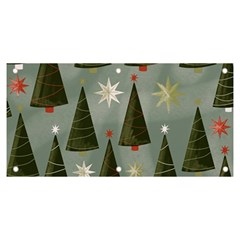 Christmas Trees Pattern Wallpaper Banner And Sign 6  X 3  by Pakjumat