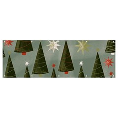 Christmas Trees Pattern Wallpaper Banner And Sign 12  X 4  by Pakjumat