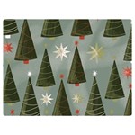 Christmas Trees Pattern Wallpaper Premium Plush Fleece Blanket (Extra Small) 40 x30  Blanket Front