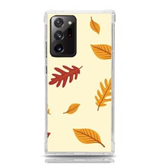 Leaves Autumn Fall Background Samsung Galaxy Note 20 Ultra Tpu Uv Case by Pakjumat