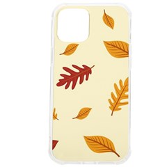 Leaves Autumn Fall Background Iphone 12 Pro Max Tpu Uv Print Case by Pakjumat