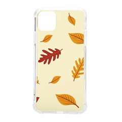 Leaves Autumn Fall Background Iphone 11 Pro Max 6 5 Inch Tpu Uv Print Case by Pakjumat