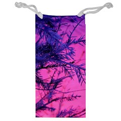 Fir Sunset Frost Snow Jewelry Bag by Pakjumat