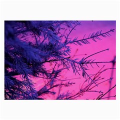 Fir Sunset Frost Snow Large Glasses Cloth by Pakjumat