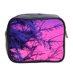 Fir Sunset Frost Snow Mini Toiletries Bag (Two Sides) Back