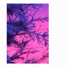 Fir Sunset Frost Snow Large Garden Flag (two Sides) by Pakjumat