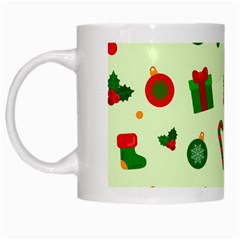 Festive Background Holiday Background White Mug by Pakjumat