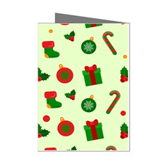 Festive Background Holiday Background Mini Greeting Cards (pkg Of 8) by Pakjumat