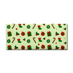 Festive Background Holiday Background Hand Towel by Pakjumat