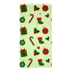 Festive Background Holiday Background Shower Curtain 36  X 72  (stall)  by Pakjumat