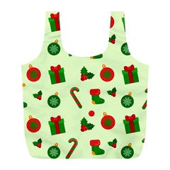 Festive Background Holiday Background Full Print Recycle Bag (l) by Pakjumat