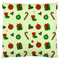 Festive Background Holiday Background Standard Premium Plush Fleece Cushion Case (two Sides) by Pakjumat