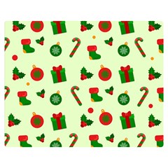 Festive Background Holiday Background Two Sides Premium Plush Fleece Blanket (medium) by Pakjumat