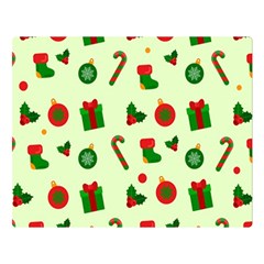 Festive Background Holiday Background Two Sides Premium Plush Fleece Blanket (large) by Pakjumat