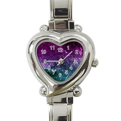 Digital Abstract Party Event Heart Italian Charm Watch by Pakjumat