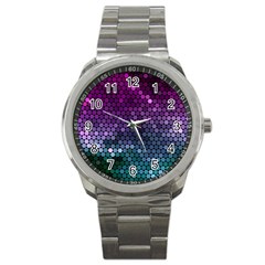 Digital Abstract Party Event Sport Metal Watch by Pakjumat