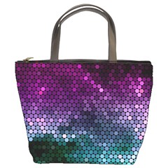 Digital Abstract Party Event Bucket Bag by Pakjumat