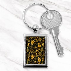 Christmas Background Key Chain (rectangle) by Pakjumat