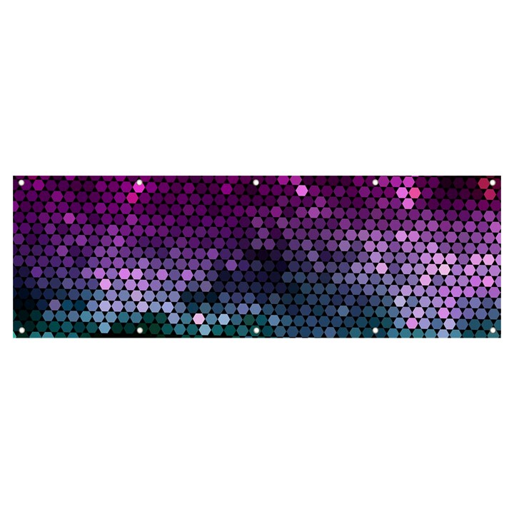 Digital Abstract Party Event Banner and Sign 12  x 4 