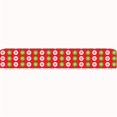 Festive Pattern Christmas Holiday Small Bar Mat by Pakjumat