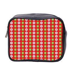 Festive Pattern Christmas Holiday Mini Toiletries Bag (two Sides) by Pakjumat