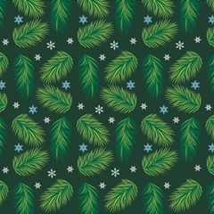 Leaves Snowflake Pattern Holiday Play Mat (square) by Pakjumat